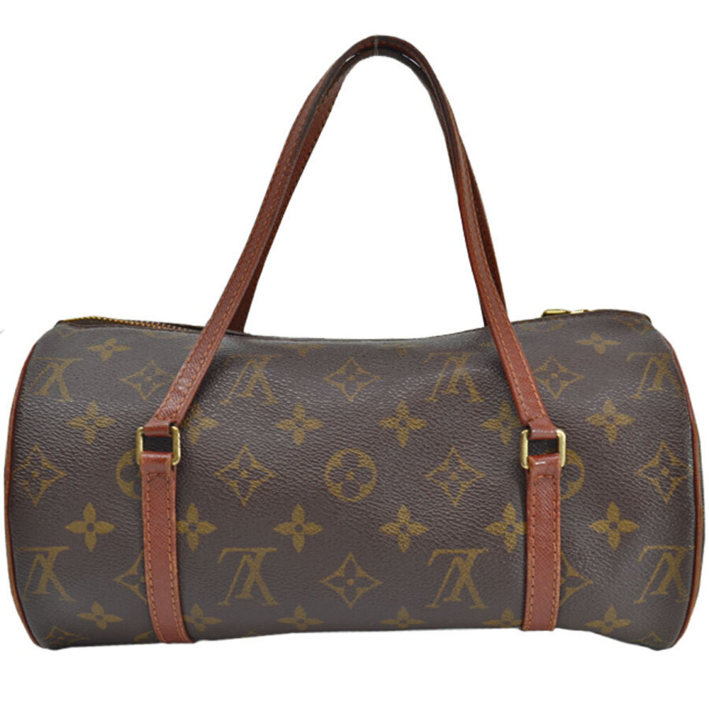 Louis Vuitton Monogram Leather Brown Papillon Brown Canvas Handbag - Picture 3 of 3